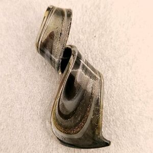 Artisan Made Twisted Glass Pendant